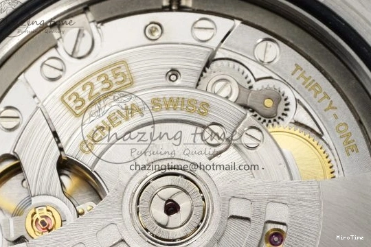 MiroTime 0415 TopPick DateJust 41 SS JDF 904L Steel Blue Textured Dial on Jubilee Bracelet VR3235 V 2235